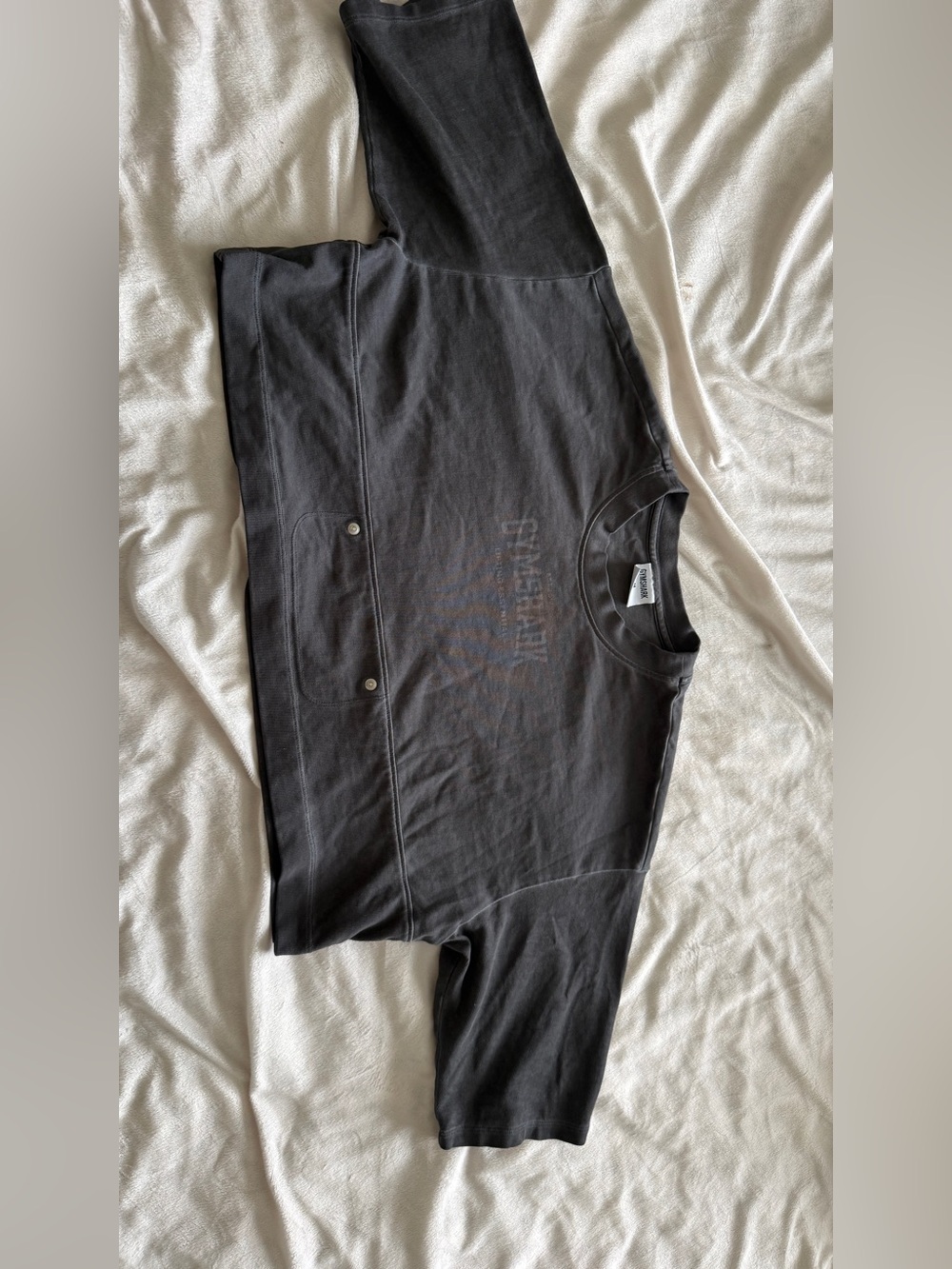 Dark Gray Graphic Crewneck Sweatshirt